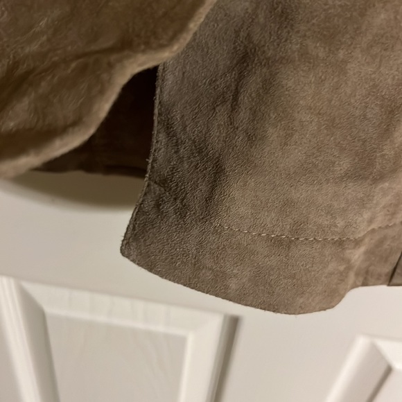 Sigrid Olsen fully lined genuine suede coat for women. Size L - Picture 7 of 8